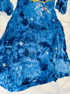 Trendy Blue Frock
