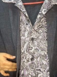 Lightweight Blazer Style-Shirt &amp; Attached Jacket