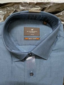 Formal Full Sleeves Blue Shirt Size 39