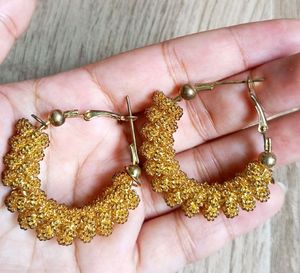 Combo Of Hoops And Jhumka.