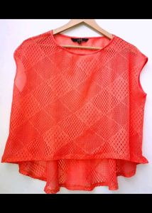 Coral Net Top