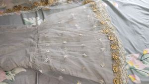 Beautiful Party Wear Garara Gray Colour xxl