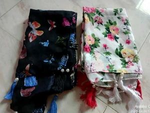 Floral Print Scarf