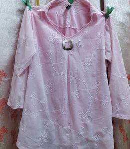 Balloon Sleeves Wrinkle Georgette Top