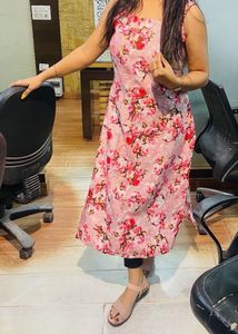 Floral Print Kurta