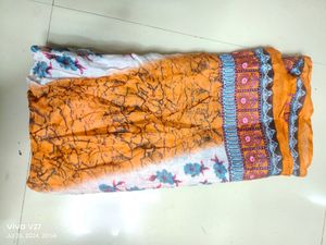 Cotton Flower Print Dupatta 01
