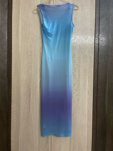 Blue Ombre Bodycon Dress