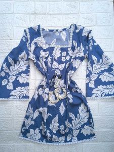 Blue Short Kurti 💙