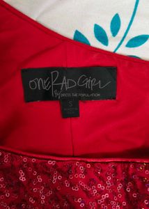 Cherry Red Sequin Dress