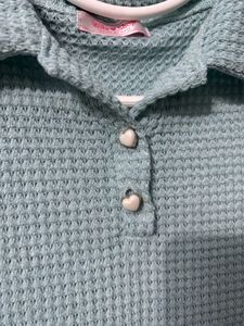 Cropped Polo T Shirt