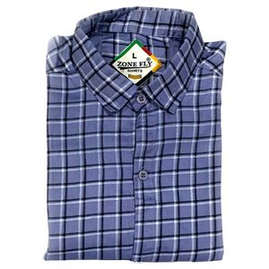Checked Blue Shirt for Boys – Size L Chest 38