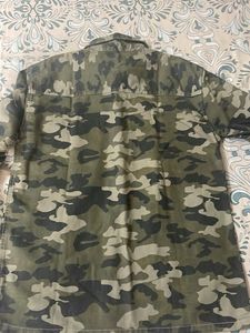 Zara Camo Print Shirt