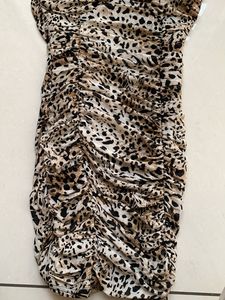 Animal Print Mini Dress