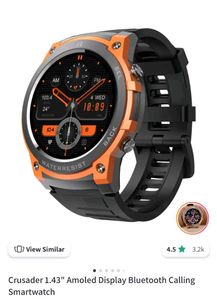Crusader 1.43&#34; Amoled Display Bluetooth Call ⌚