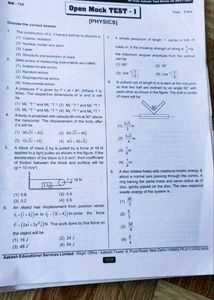 Neet Test Papers And Notes