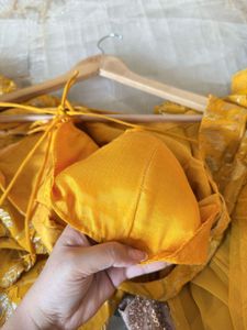 Yellow Floral Suit (3pc) check Description