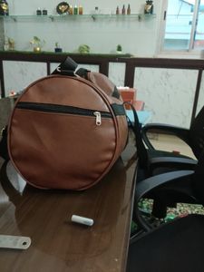 Stylish Brown Gym &amp; Travel Bag
