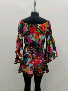 Floral Print Playsuit