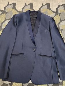 Navy Shawl Lapel 4 Piece Suit