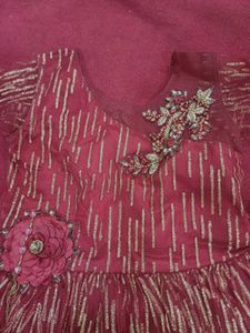 Red Net Frock