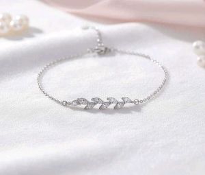 92.5 Sterling Silver Fern bracelet -Giva