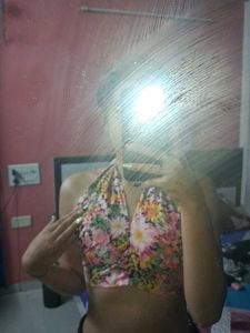 Floral Halter Top