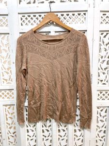 Brown Knit Sweater C