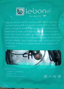 Lebon LB-C 55S Earphones