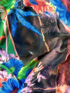 Floral Print Saree(new)