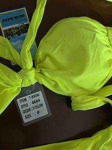 Neon Yellow Bikini