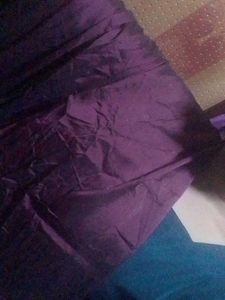 Maroon Saree With Golden Colour Broader