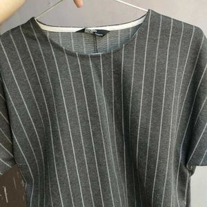 Striped Gray Top