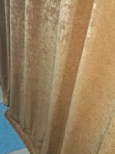 Brown Velvet Curtain Door Parda