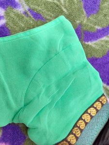 Green Saree Blouse