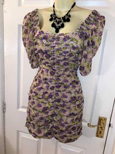 Zara Floral Bodycon Dress