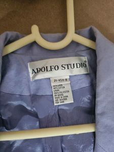 lilac oversized blazer