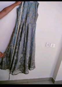 GRAY GOWN WITH CANCAN FOR KIDS