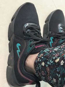 Campus Black Running Shoes