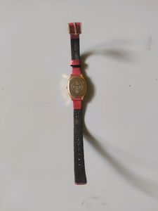 Sonata Red Rose Women Watch