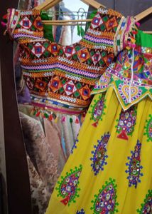 Garba Choli Yellow