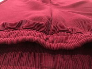Burgundy Casual Pants