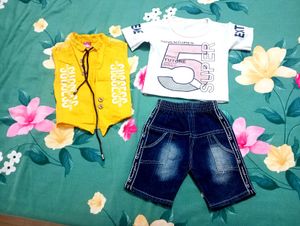 3 Piece Baby Boy Cloth