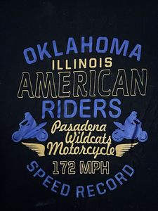 Black Graphic Print Tee