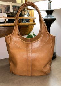COACH Legacy Ergo camel leather hobo shoulder bag