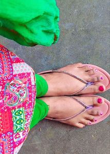 Pink Sparkle Flip Flops