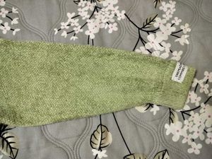 😍Green Knit Turtleneck Sweater😊