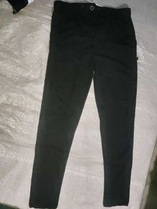 Black track pants for men
