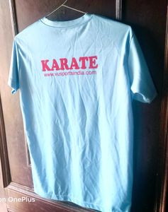 Light Blue Graphic T-Shirt