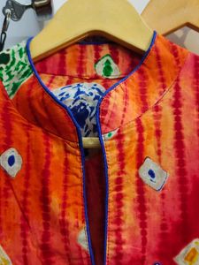 Hand Crafted Long Kurti For Small Size