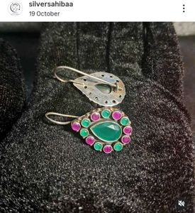 Gemstone Drop Earrings